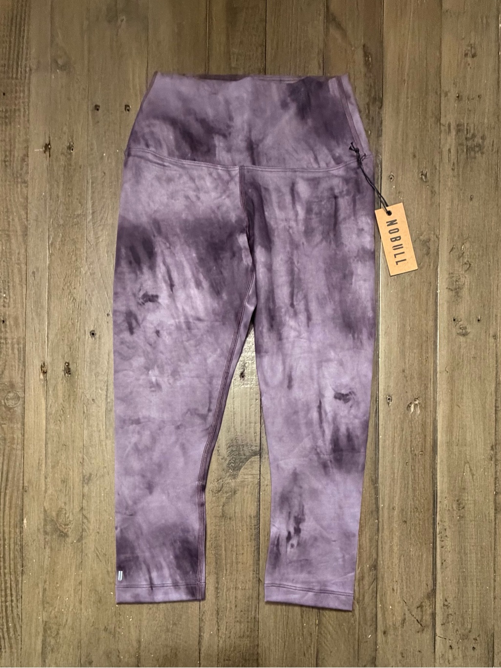 Nwt Nobull Women’s High-Rise Crop Tight - Xs - Nightshade Plum Tie Dye — image 2 of 8